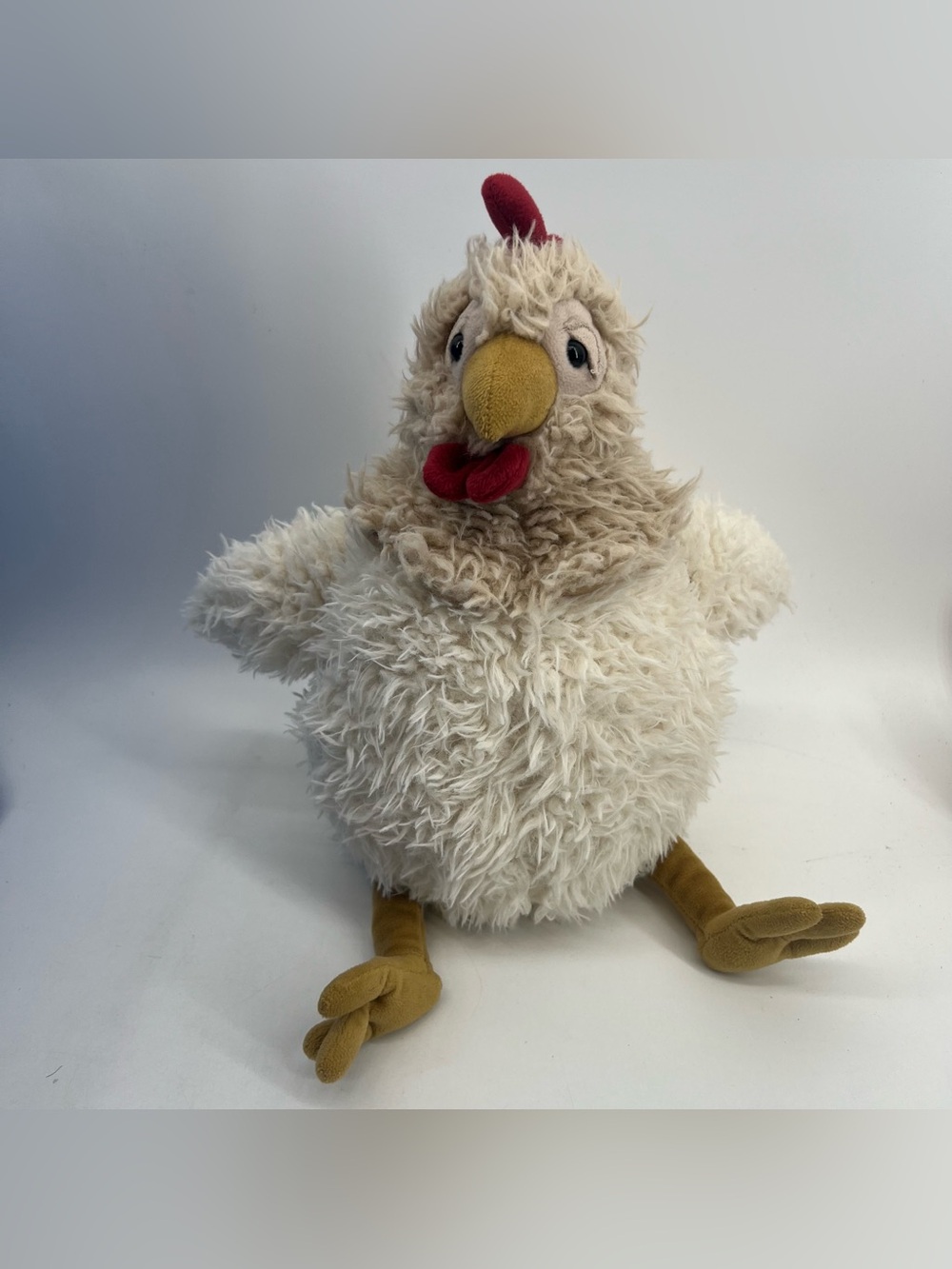 Jellycat Whitney Chicken Plush Retired Rare 11” Sitting Rooster Hen Toy